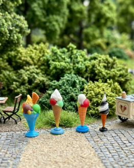 Eistüten-Werbeaufsteller