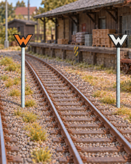 Ra 11a / Ra 11b Wartezeichen Rangiersignal H0 1:87 Modellbahn 2–4 Stk.